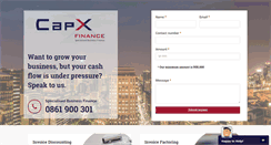 Desktop Screenshot of capx.co.za